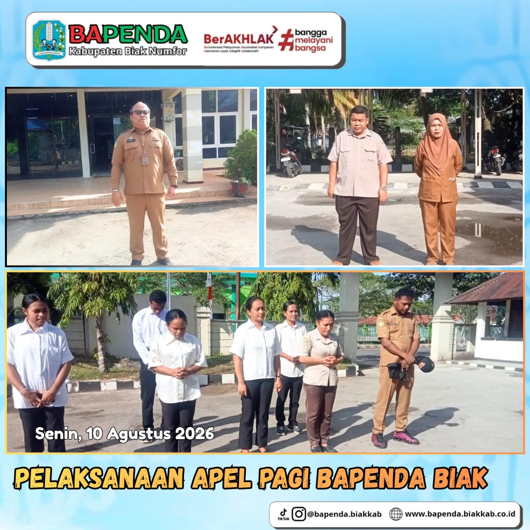 Pelaksanaan Apel Pagi Bapenda
